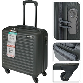 Kuffert 27 liter Mørkegrå (Håndbagage)