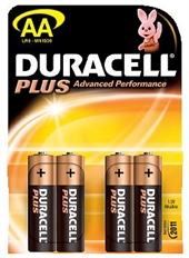 Duracell LR06/AA Alkaline PLUS batterier