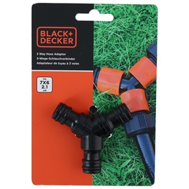 Black&Decker 3-vejs Slangetilslutning