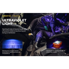 Armytek Wizard C2 WUV Multilygte, Hvidt & UV Lys