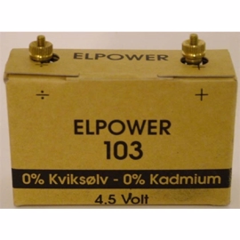 103 / 744 Zink batteri 3R20 4,5V