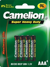 Camelion R03/AAA Super Heavy Duty batterier 