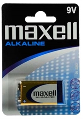 Maxell 9V Alkaline batteri