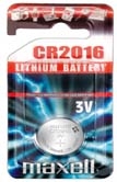 CR2016 3V Maxell Lithium batteri