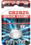 CR2025 3V Maxell Lithium batteri