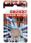 CR2032 3V Maxell Lihium batteri