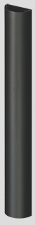 Kabel skjuler sort alluminium 75 cm