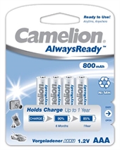 Camelion Genopladelige batterier AAA 800 mAh 