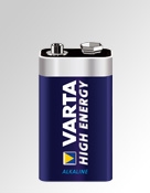 Varta 9V Alkaline batterier 100 stk. pakning