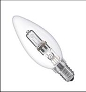Krystal/ Halogen kertep�re 28W E14 sokkel 39watt D�mpbar