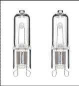 Halogen Stiftp�re 33W G9 sokkel 40watt D�mpbar 2 pak