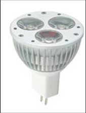 Spotp�re 3 LED 12 volt 3W Warm White 