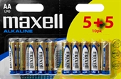 Maxell LR03/AAA Alkaline batterier 5+5 pakning