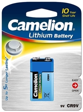 Camelion 9 volt batteri til r�galarm