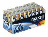 Maxell LR03/AAA Alkaline batterier 32 stk. pakning
