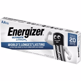 Energizer AA Foto Lithium batterier 10 pakke