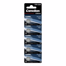 CR1220 Camelion 3V 5 pak Lithium batterier