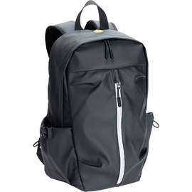 Rygsæk 20 Liter med Frontlomme og Sidelommer, Sort 