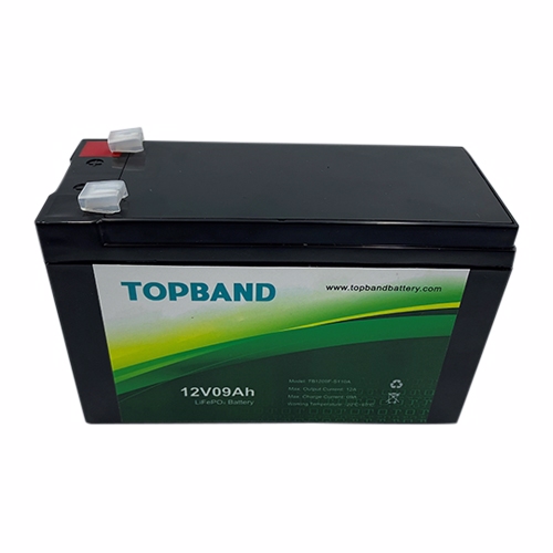 Topband Lithium batteri 12volt 9Ah (Bluetooth)