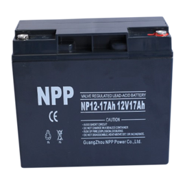 NPP Power AGM Blybatteri 12v 17Ah 