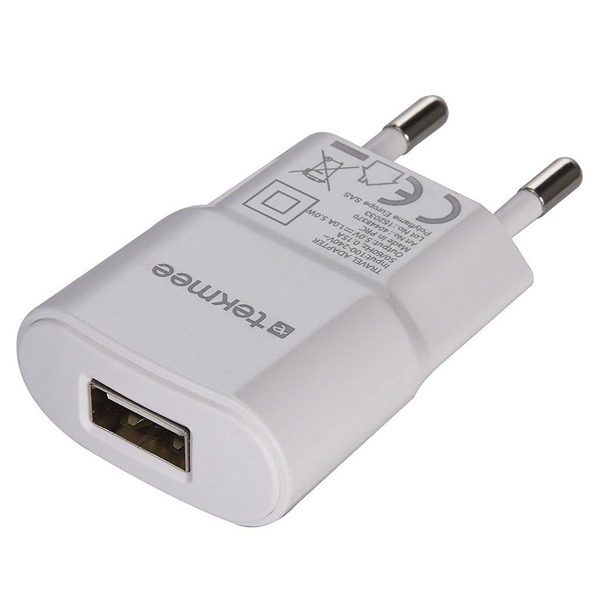 Tekmee 1A 220v USB oplader