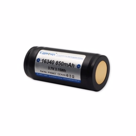 Keepower 16340 / RCR123A 3,7 volt  Li-Ion batteri 850 mAh