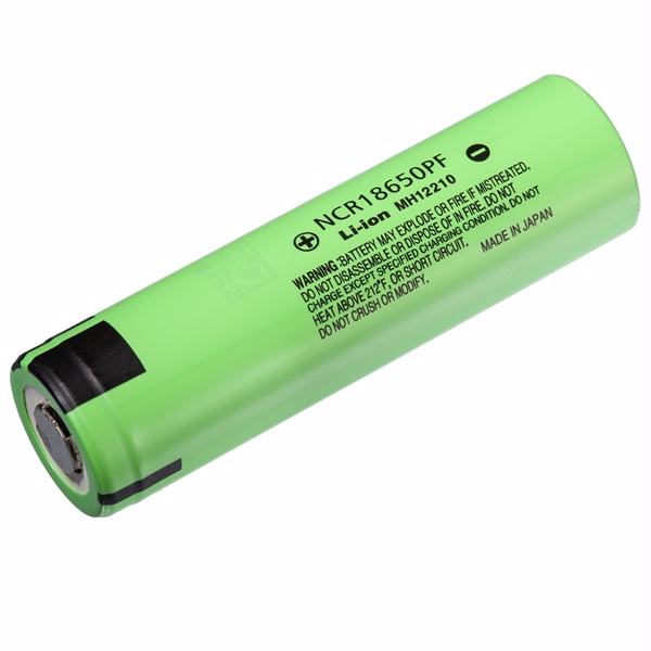 Panasonic NCR18650PF 3,6V Li Ion Batteri 2700mAh