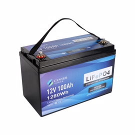 Center Power Lithium batteri 12volt 100Ah (parallel + serie forbindelse)