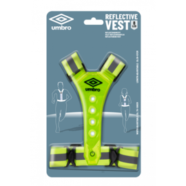 Umbro Løbevest neon med 8 led lys (refleks)