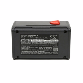 Gardena Smallcut 300 batteri 1500mAh (kompatibelt)