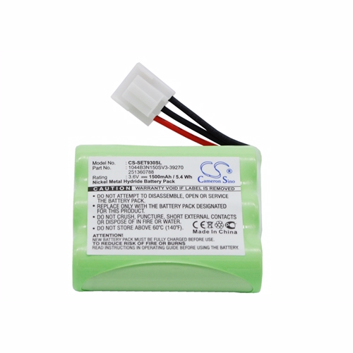 Ingenico EFT930B batteri 3,6V 1500mAh (kompatibelt)