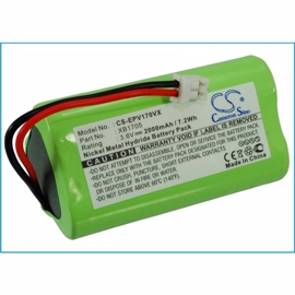 SHARK V1705 batteri 3,6V 2000mAh (kompatibelt)