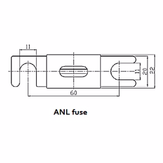 Victron ANL Fuse 500A/80V for 48v