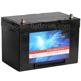 Vision EV34-65A-X 12v 65Ah AGM / Marinebatteri