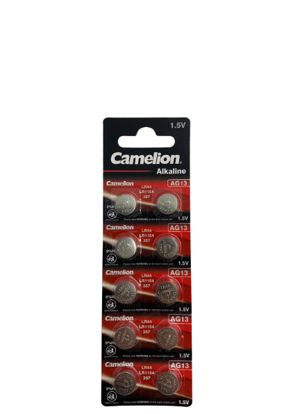LR44 Camelion 1,5V 10 pak Alkaline batterier