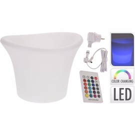 Pro Garden Vinkøler 36x32x28 cm med LED Lys, 7 fv.
