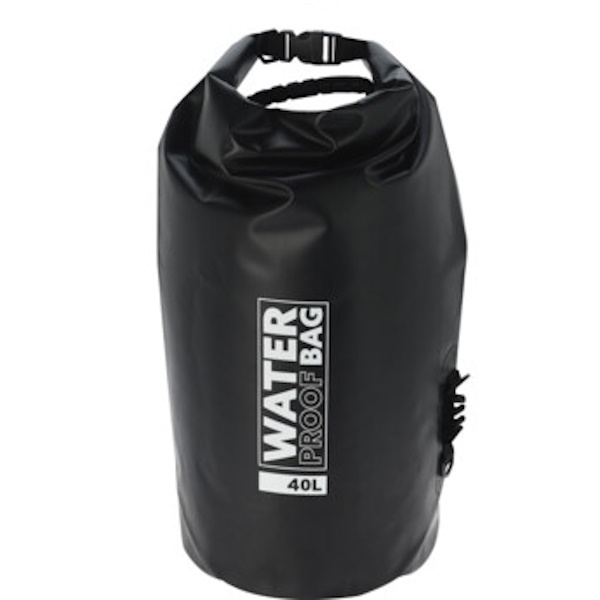 Dry bag 40 L Sort