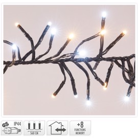 LED lyskæde 768 LED Varm hvid (5,6 meter)