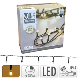 200 LED lyskæde 20 meter