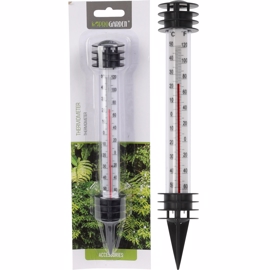 ProGarden Termometer til haven sort (23x3,5cm)