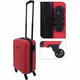 Kuffert 28 liter rød (håndbagage) 