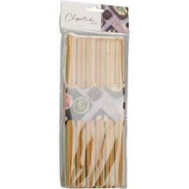 Bambus Spisepinde Længde 24 cm, 12 par