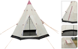 Legetelt / Tipi Hvid 2-3 personer