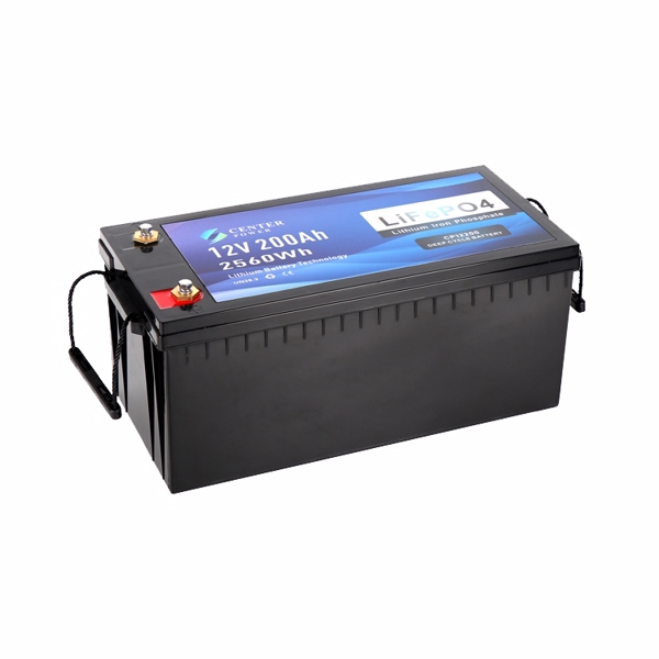 Center Power Lithium batteri 12volt 200Ah (parallel + serie forbindelse)