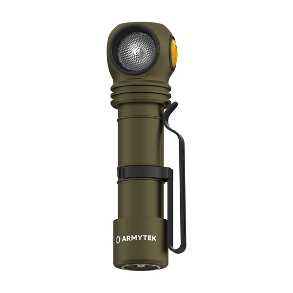 Armytek Wizard C2 Pro Multilygte, Hvid Lys i Olivengrøn