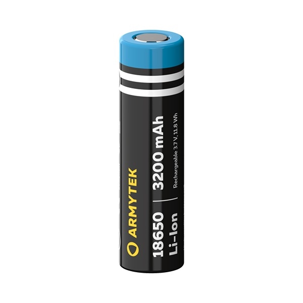 Armytek 18650 Li-Ion 3200mAh Genopladelig Batteri