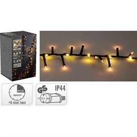 Snake LED Lyskæde med Vandfaldseffekt 360 LED 5 m, Varm Hvid