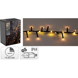 Snake LED Lyskæde med Vandfaldseffekt 710 LED 10 m, Varm Hvid