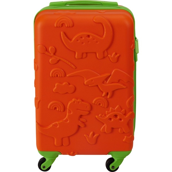 Børnekuffert med 3D Dinosaur Design 28L Orange (håndbagage)