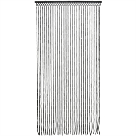 Dørforhæng L: 180 x B: 90 cm, Sort Bambus